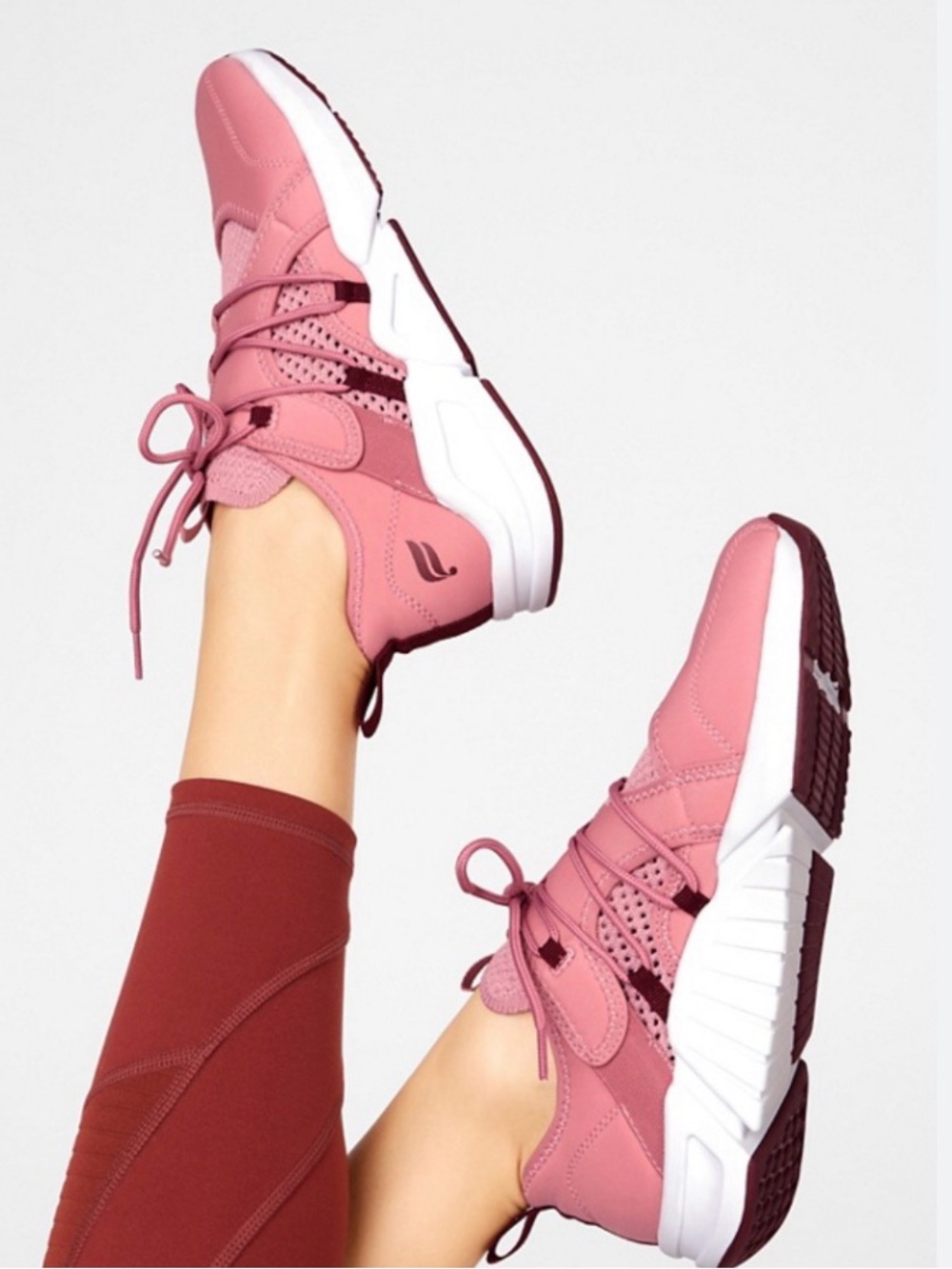 Fabletics pink running shoes size 7